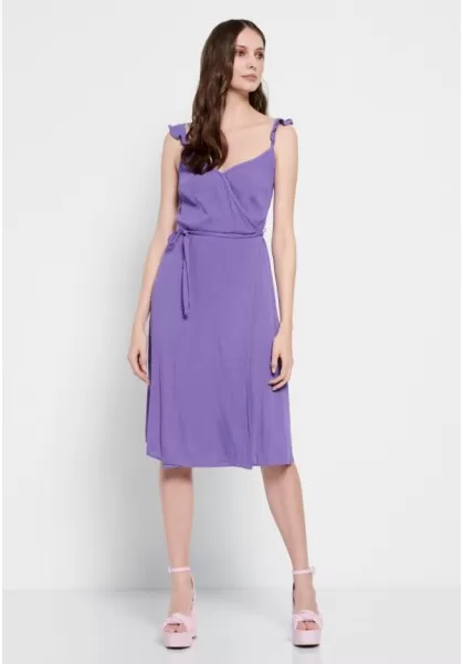 Royal Violet Dresses Women's Funky-Buddha Wrap Dress Modern