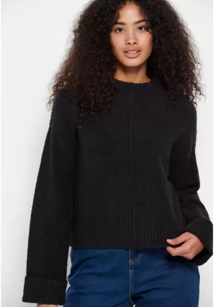 Knitwear & Cardigans Funky-Buddha Black Loose Fit Sweater Women's Blowout
