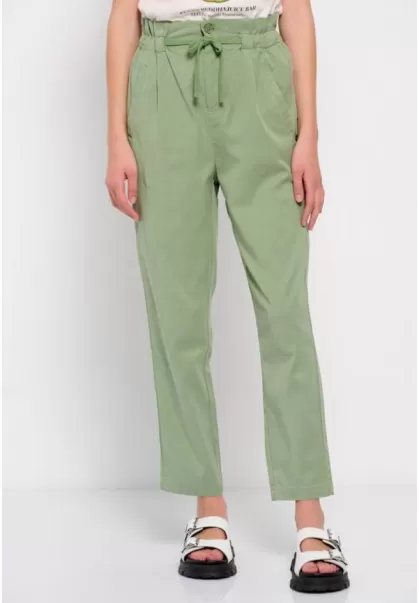 Jade Trendy Trousers Funky-Buddha Lyocell Blend Peg Leg Trousers Women's