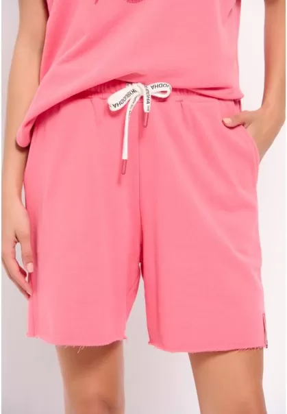 Funky-Buddha Fuchsia Pink Shorts Women's Jogger Shorts Women's Tough