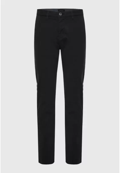 Men's Chino Pants - The Essentials Order Black Funky-Buddha Trousers Men's