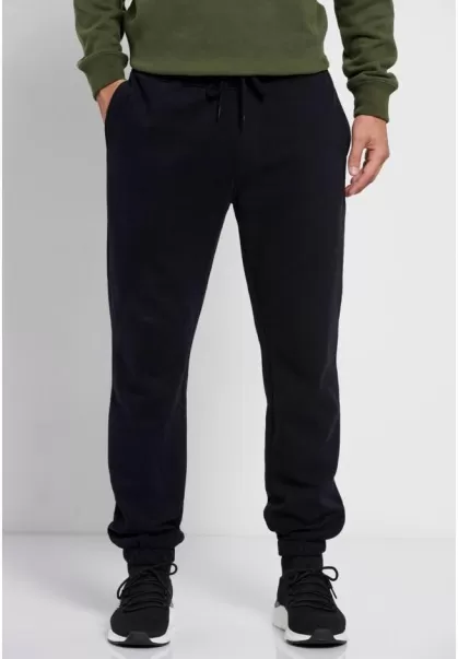 Trousers Regular Fit Men's Jogger Men's Robust Funky-Buddha Black