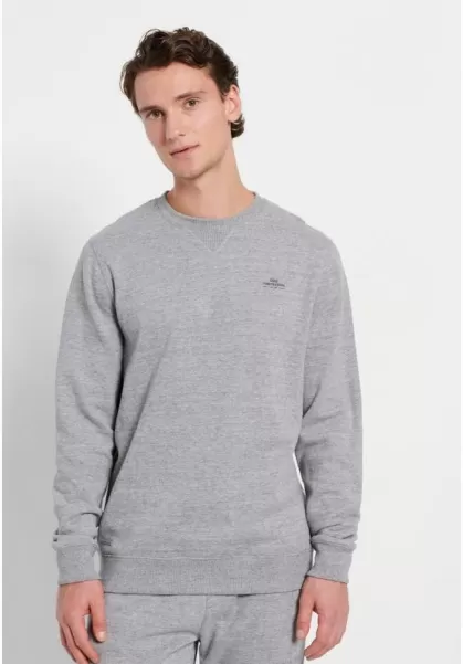 Sweatshirts & Hoodies Men's Essential Crew Neck Sweatshirt Funky-Buddha Grey Mel Professional
