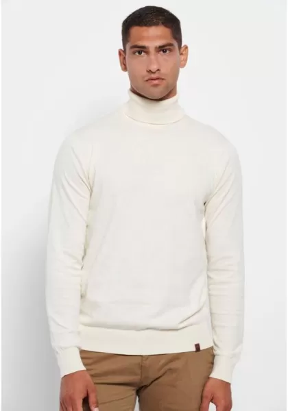 Off White Knitwear & Cardigans Vintage Men's Funky-Buddha Men's Turtle Neck Sweater Garage 55