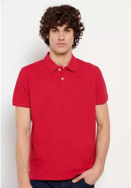 Funky-Buddha Raspberry Polo Shirts Men's High-Quality Essential Polo Shirt Garage 55