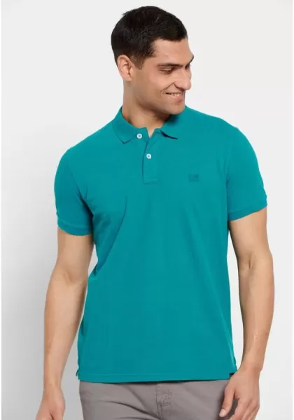 Flexible Emerald Men's Essential Polo Shirt Garage 55 Funky-Buddha Polo Shirts