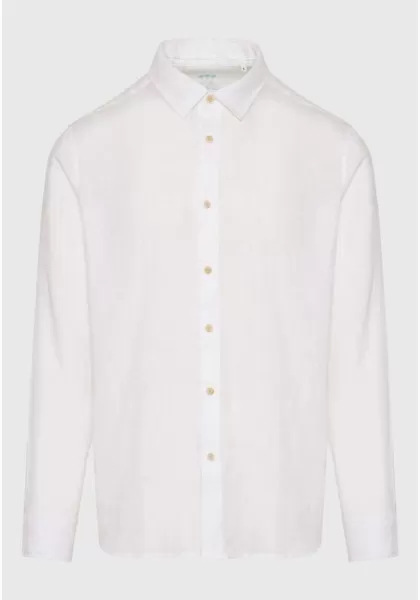 Special Deal Shirts Men's Garment Dyed Linen Shirt - The Essentials White Funky-Buddha