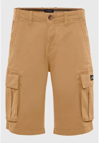 Men's Cargo Shorts - The Essentials Men's Shorts Vintage Beige Funky-Buddha Limited