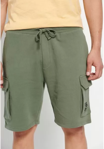 Shorts Khaki Men's Buy Loose Tapered Fit Jogger Shorts Garage 55 Funky-Buddha