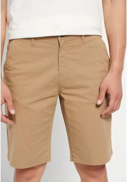 Shorts Beige Men's Innovative Relaxed Fit Chino Shorts Garage 55 Funky-Buddha